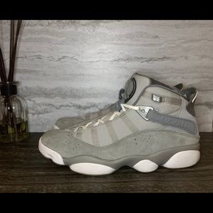 Nike Air Jordan 6 Rings Cool Grey Suede Size 9
